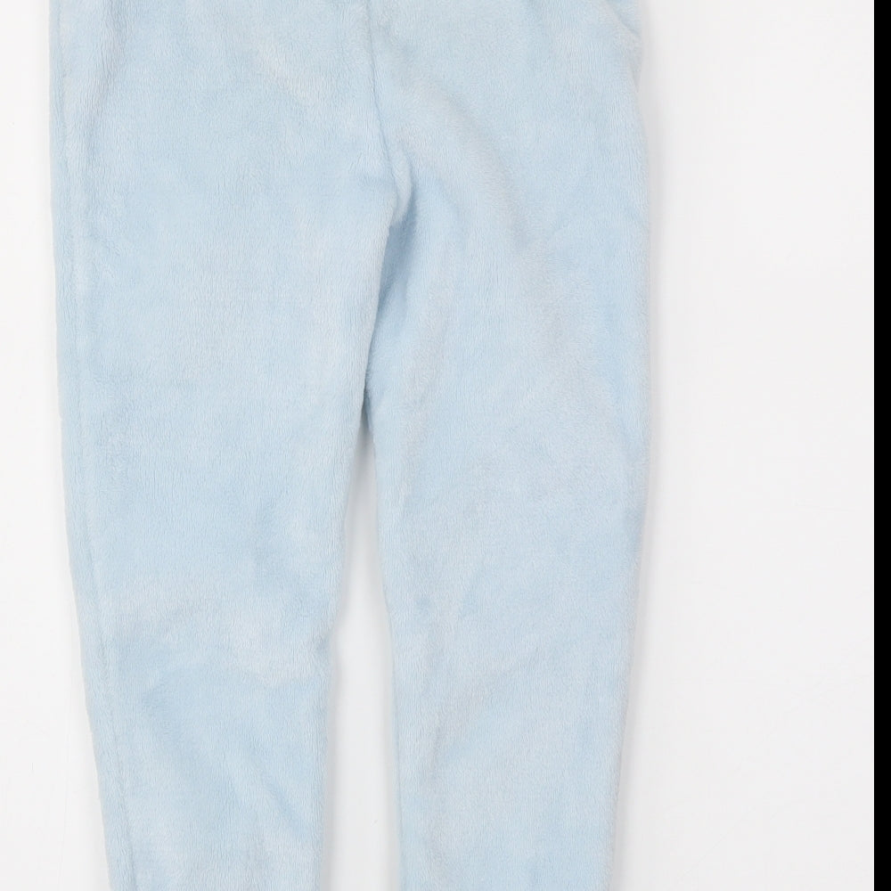 NEXT Girls Blue Solid Capri Pyjama Pants Size 5-6 Years