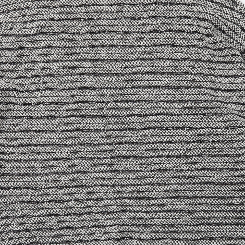 George Womens Grey Striped Pullover Jumper Size 16