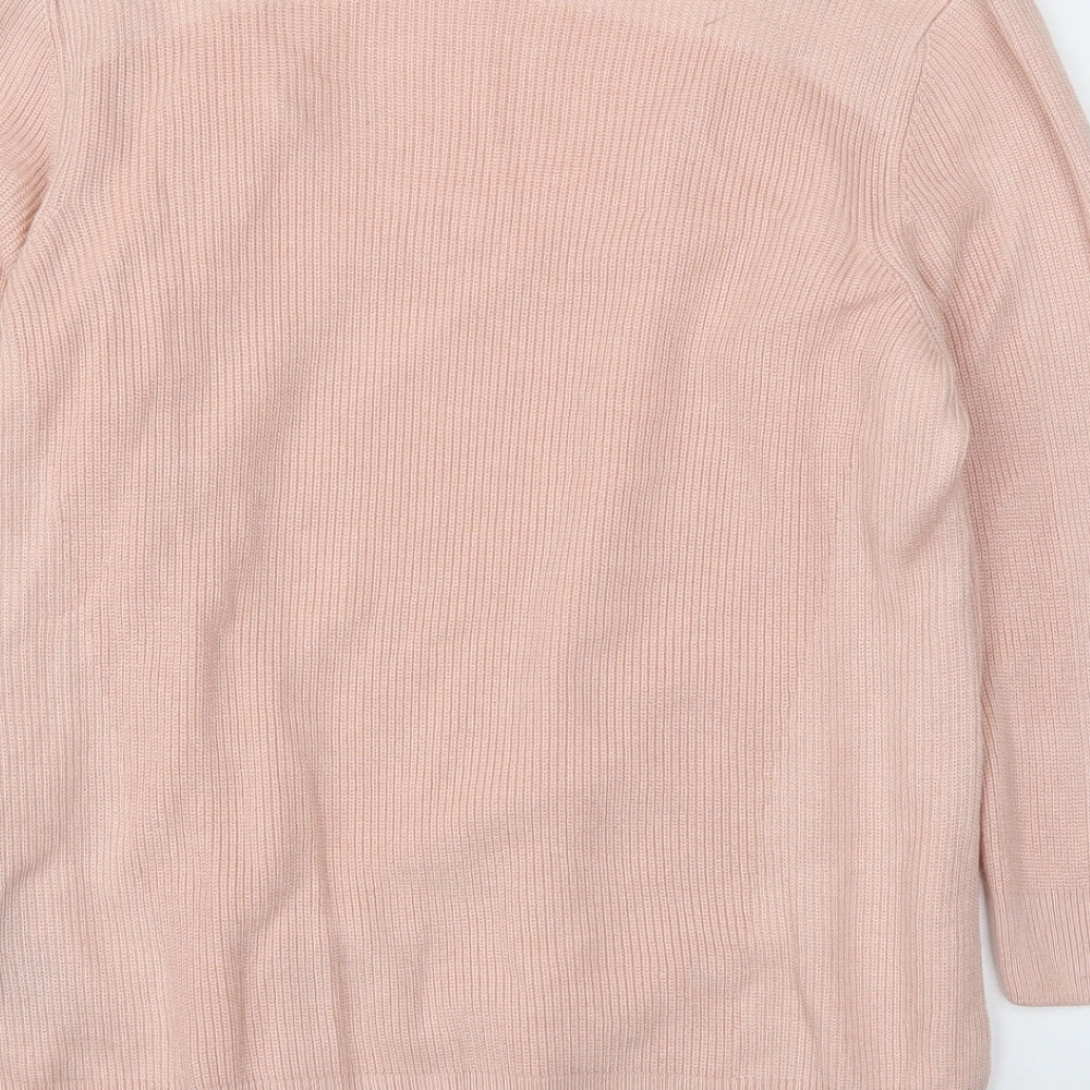 Marks & Spencer Womens Pink Pullover Jumper Size 12
