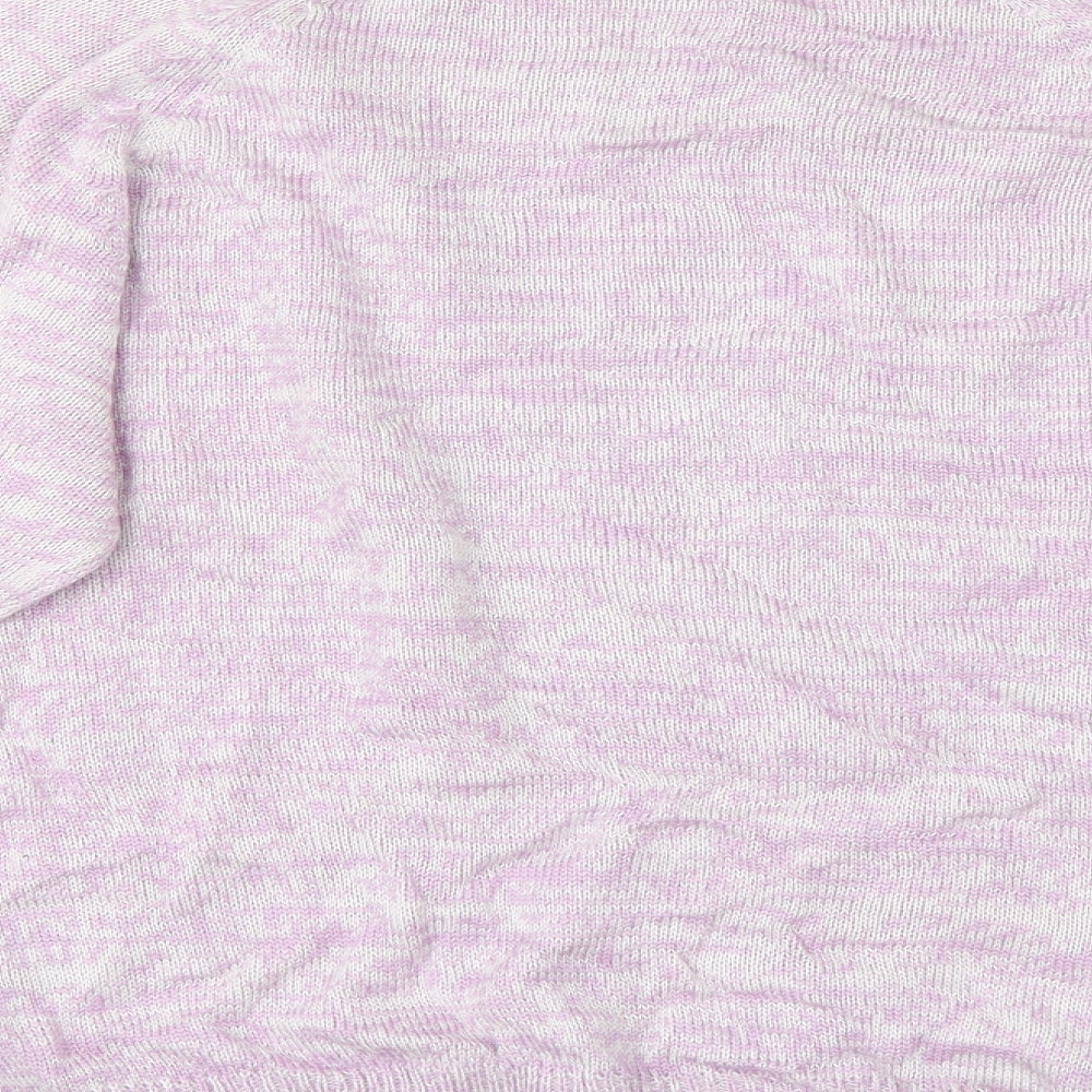 Preworn Womens Purple Knit Pullover Jumper Size 18