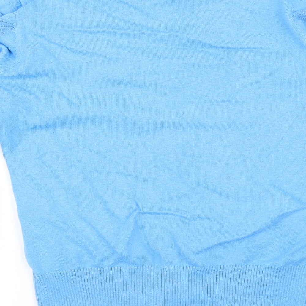 Cutie Womens Blue Pullover Jumper Size S