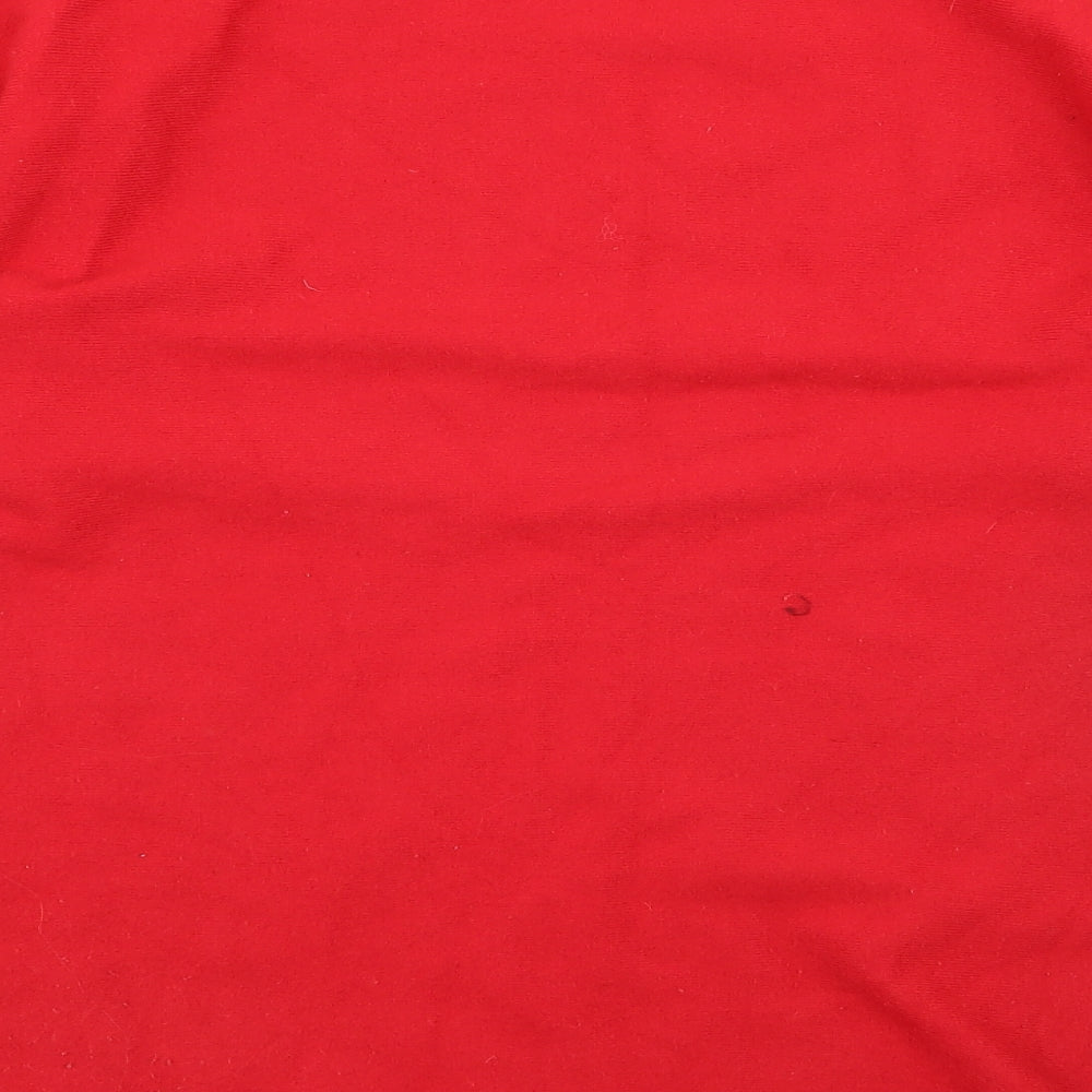 pomodoro Womens Red Pullover Jumper Size M