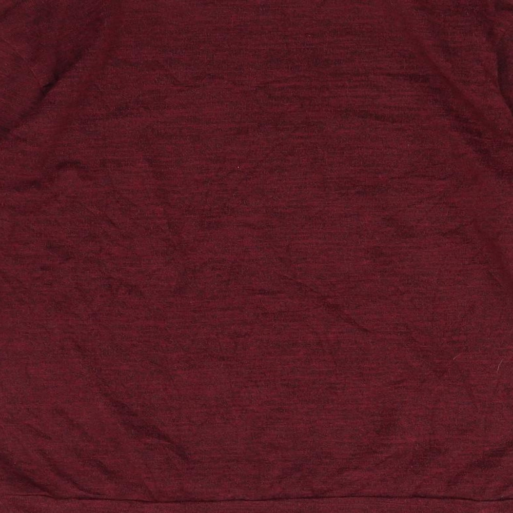 Sophia Mirza Womens Red Pullover Jumper Size M