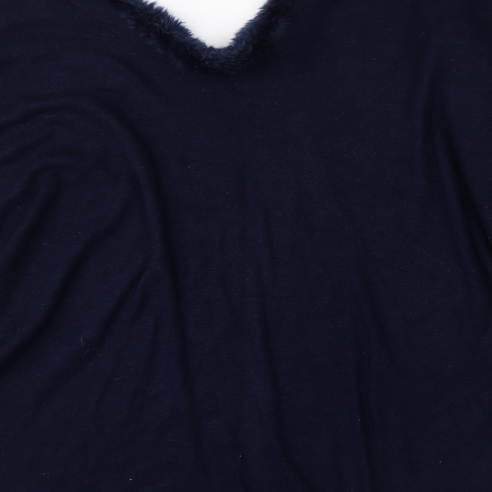 Preworn Womens Blue Shrug Jumper One Size