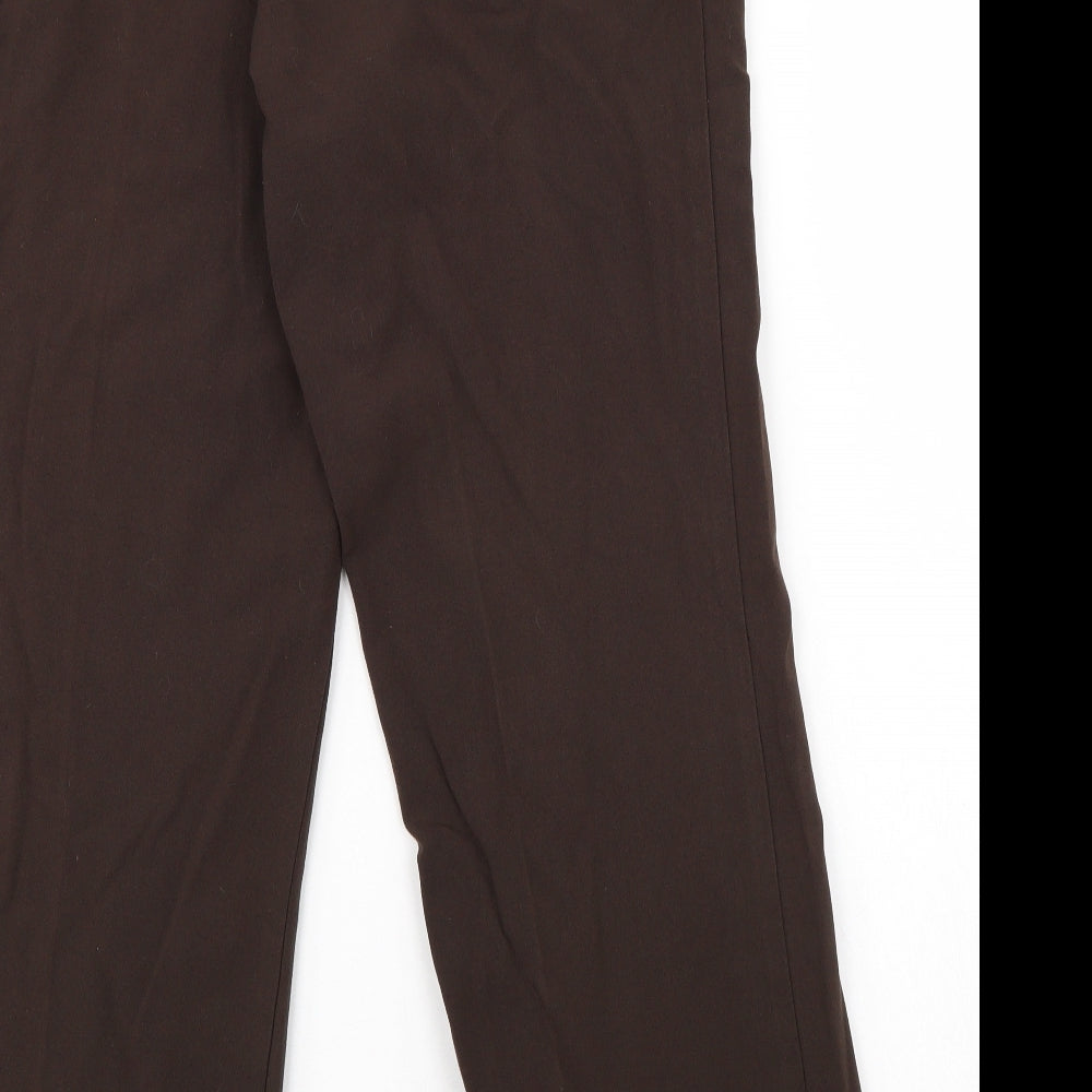 KOJIYOHJI Womens Brown Trousers Size 8