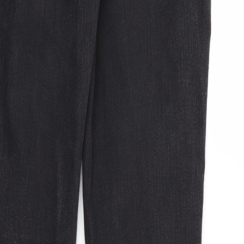 Moto Womens Black Denim Jegging Leggings Size 10