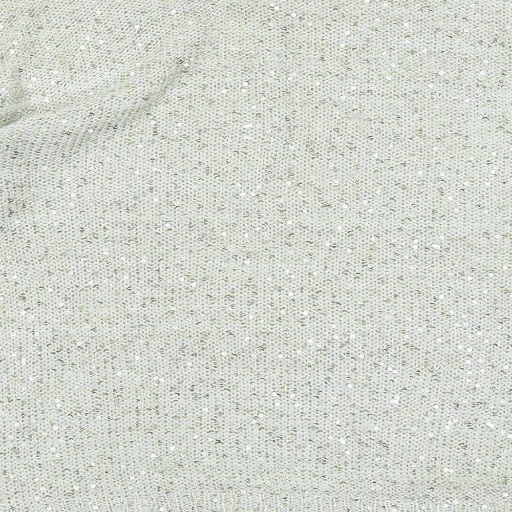 David Emanuel Womens Gold Pullover Jumper Size S