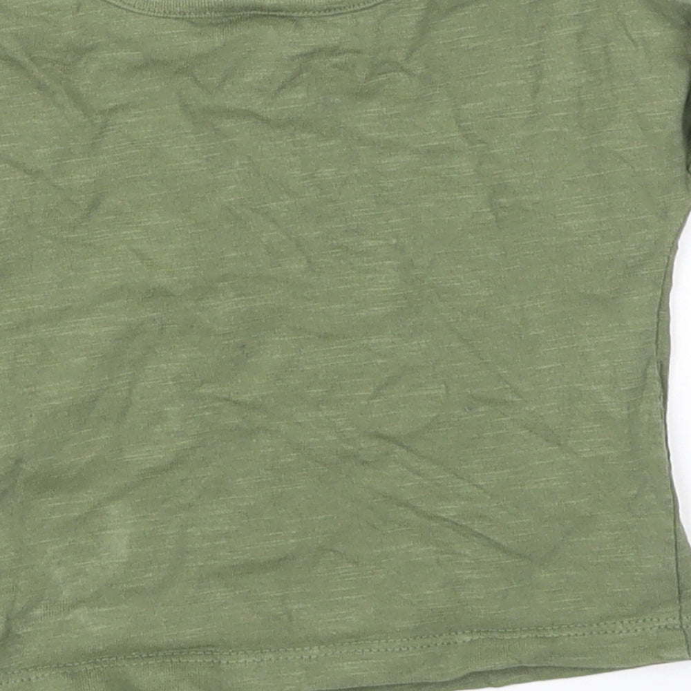 Next Boys Green Basic T-Shirt Size 0-3 Months