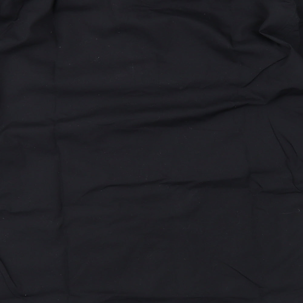 REMUS Mens Black Button-Up Size 15