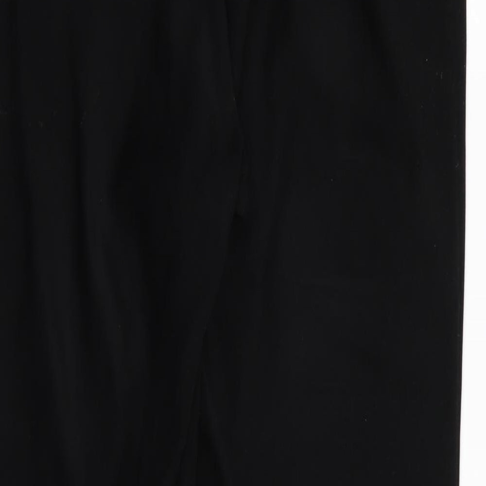 BHS Womens Black Trousers Size 16 L30 in