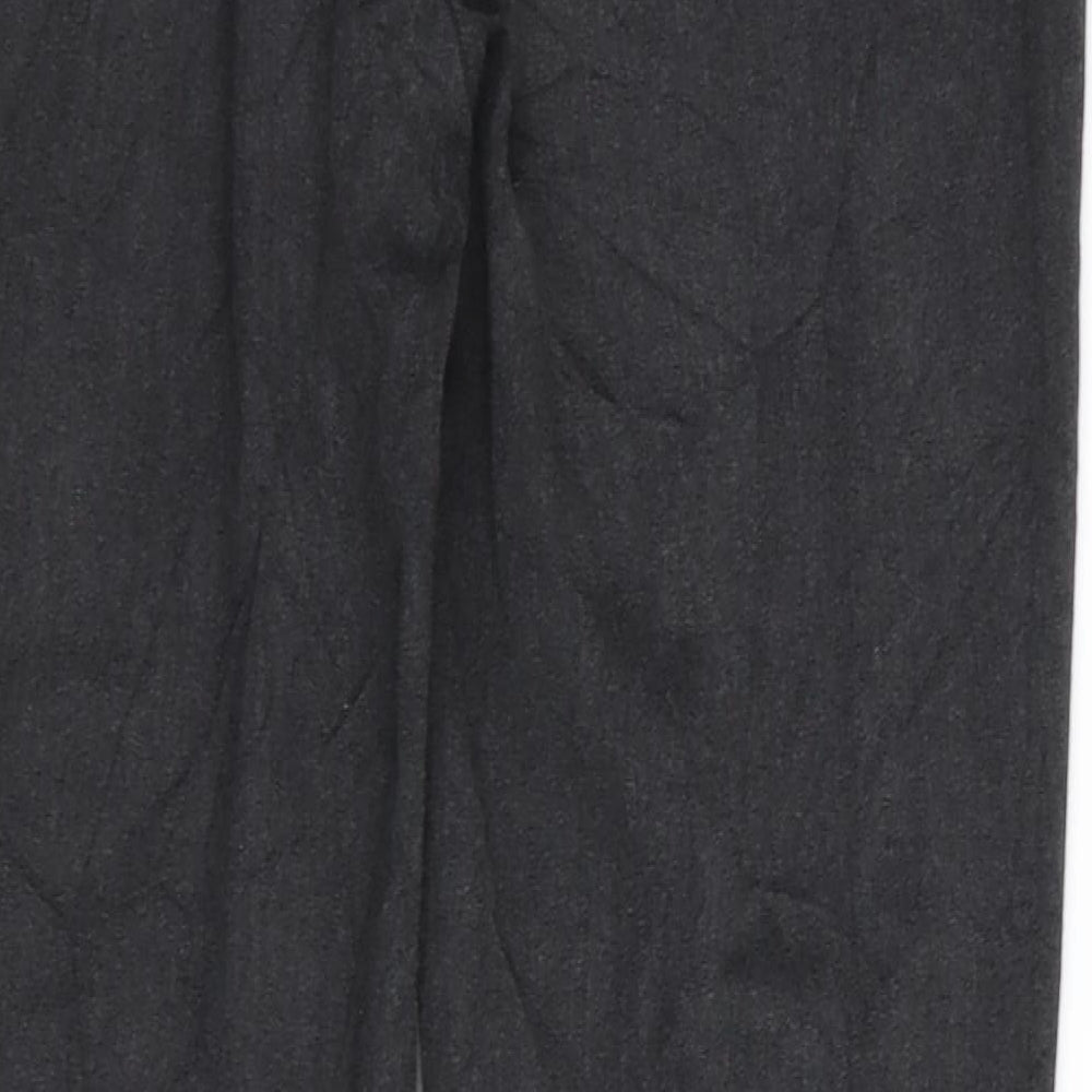 Marks & Spencer Womens Grey Trousers Size 8 L27 in