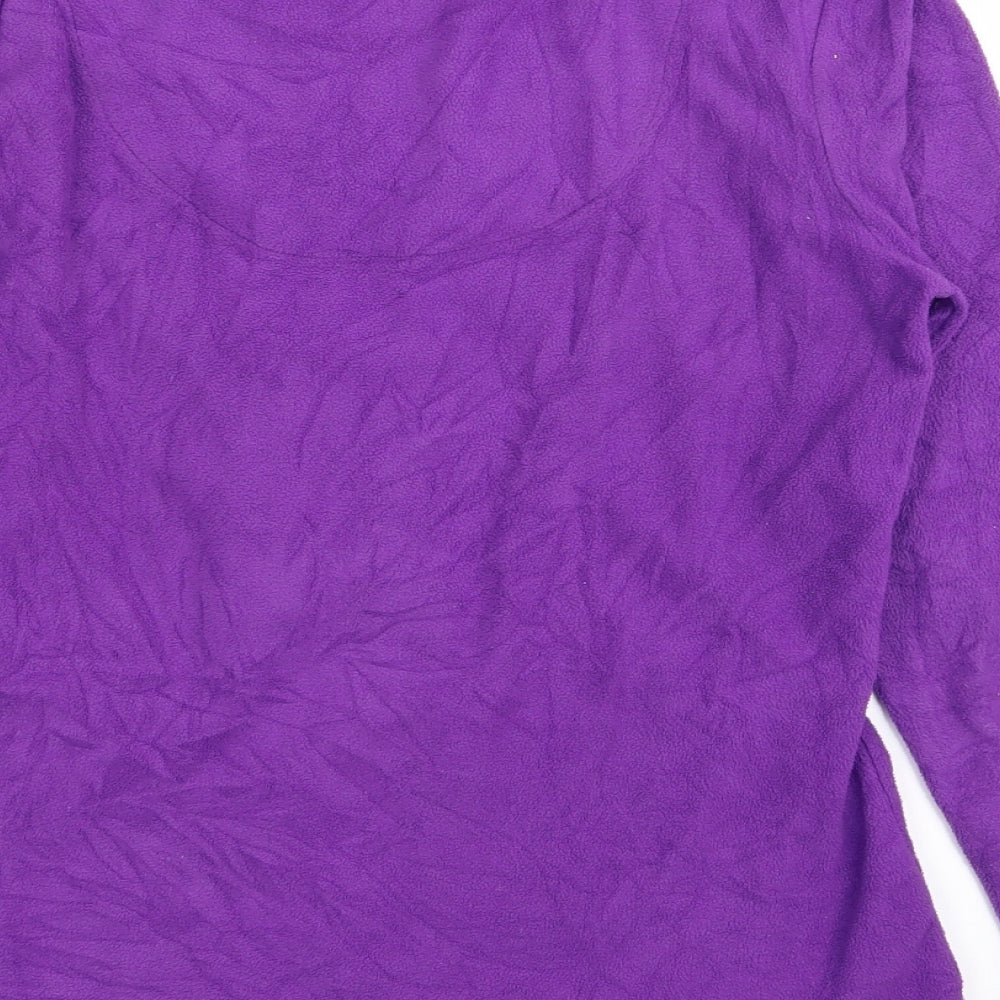 Preworn Womens Purple Solid Top Pyjama Top Size M