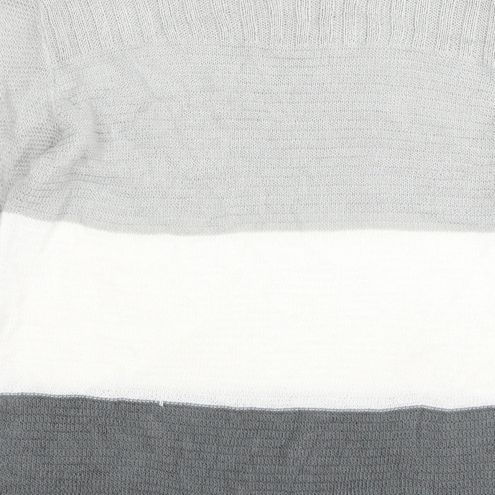 Femme Womens Grey Pullover Jumper Size S