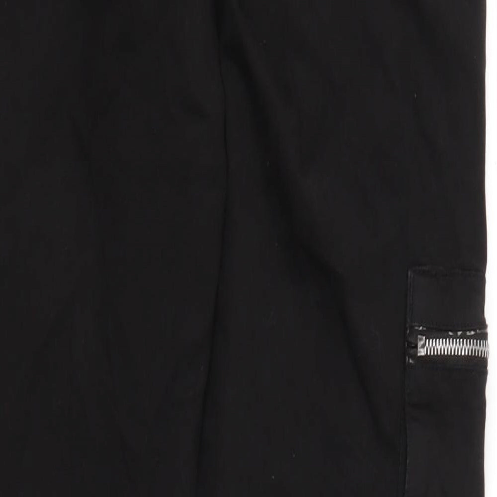 Brave Soul Womens Black Trousers Size 36 L31 in