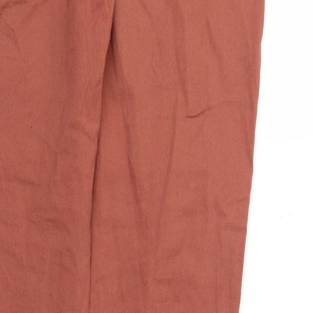 DENIM & CO Womens Brown Trousers Size 16 L31 in