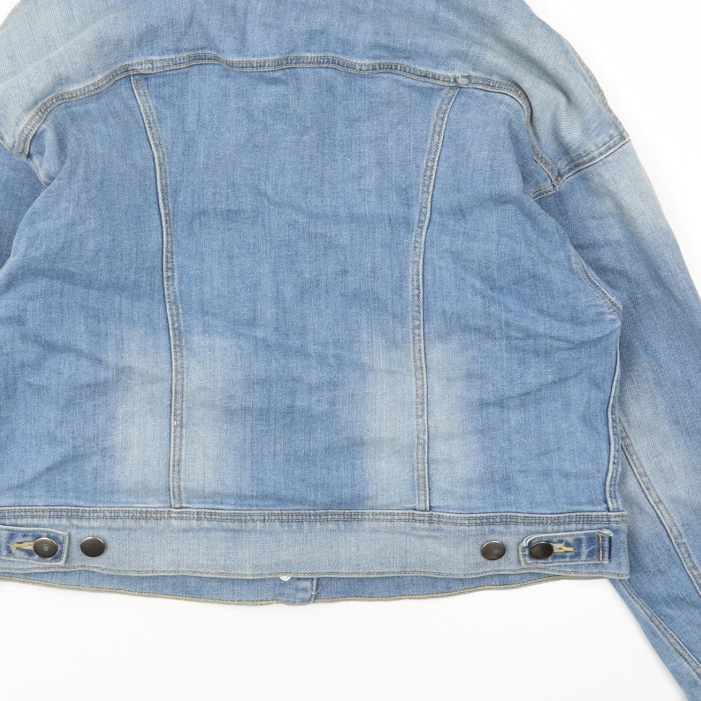 Preworn Womens Blue Jacket Size XS