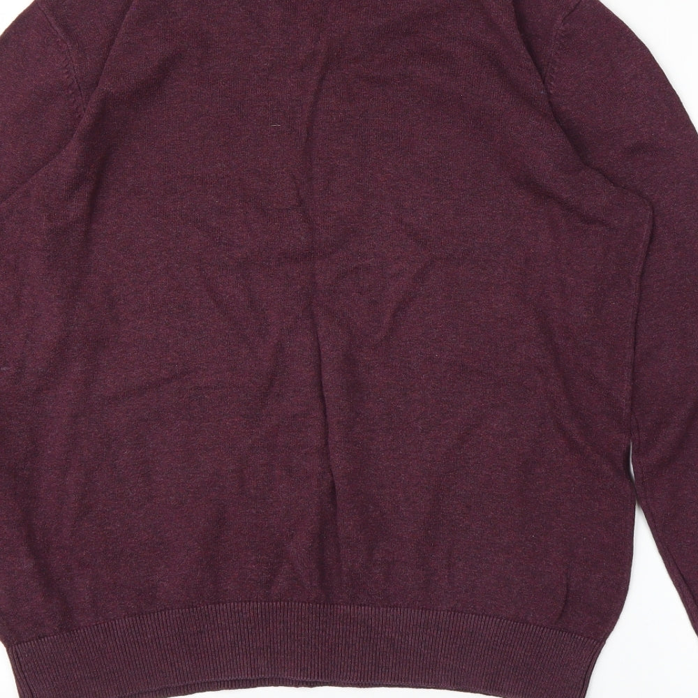 Originals Mens Purple Pullover Jumper Size M