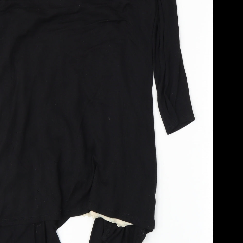 Reflections Womens Black Cardigan Jumper Size S