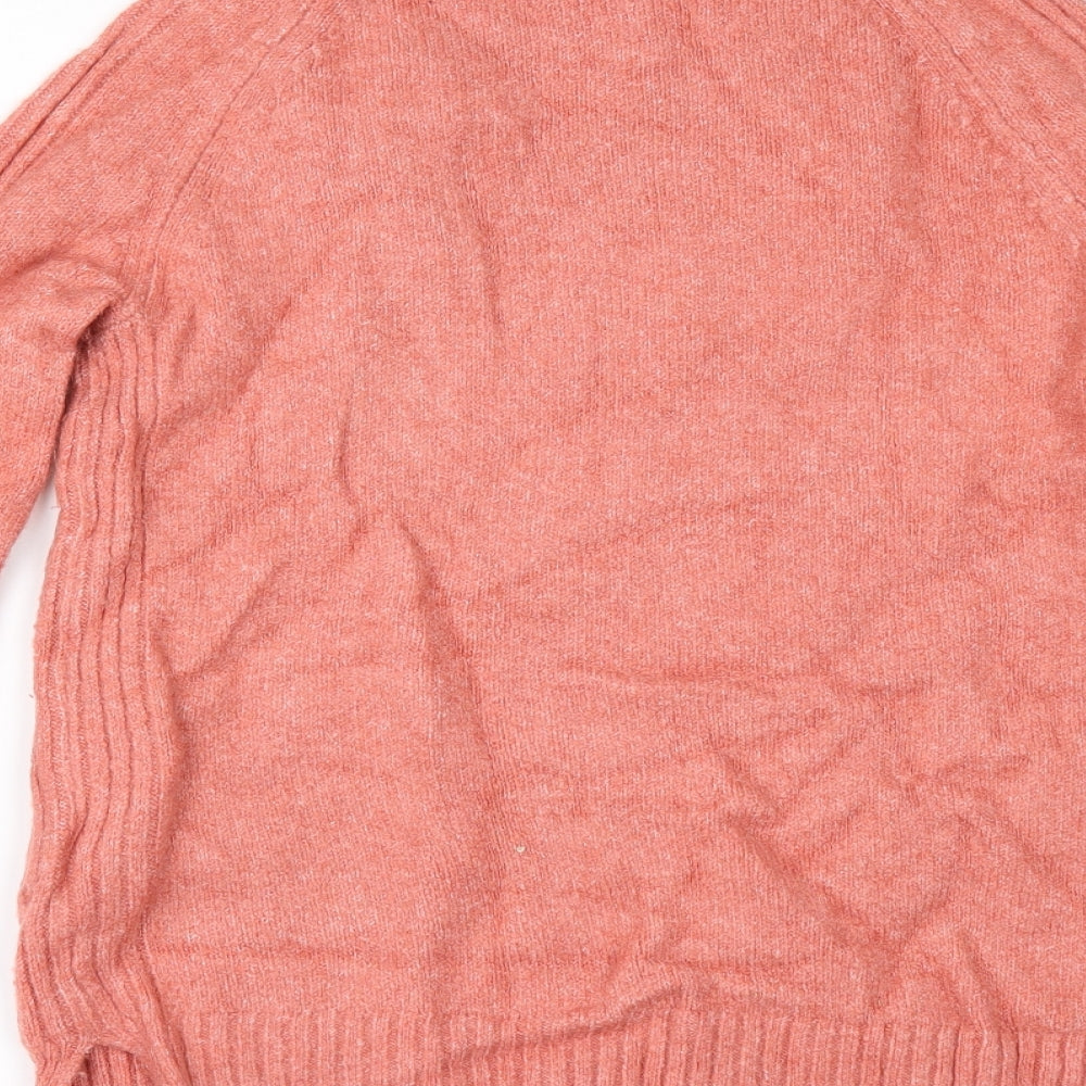 Marks & Spencer Womens Orange Pullover Jumper Size XS