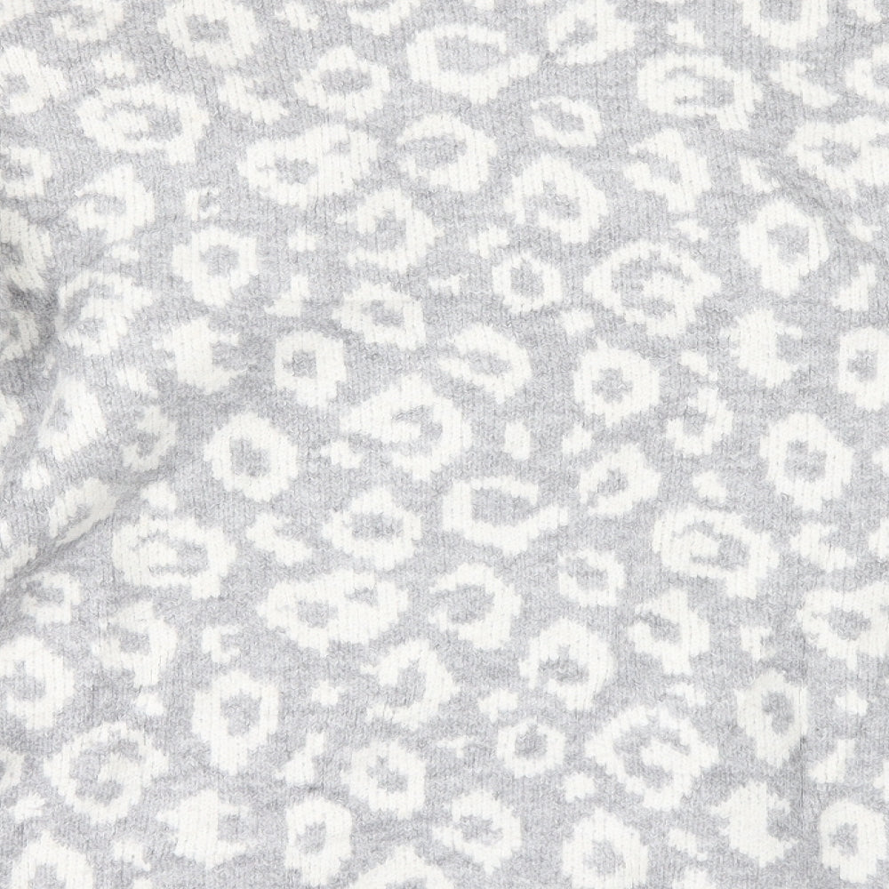 Nutmeg Womens Grey Pullover Jumper Size 16