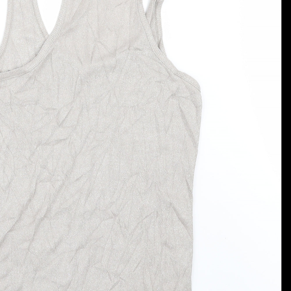 New Look Womens Beige Basic T-Shirt Size 18