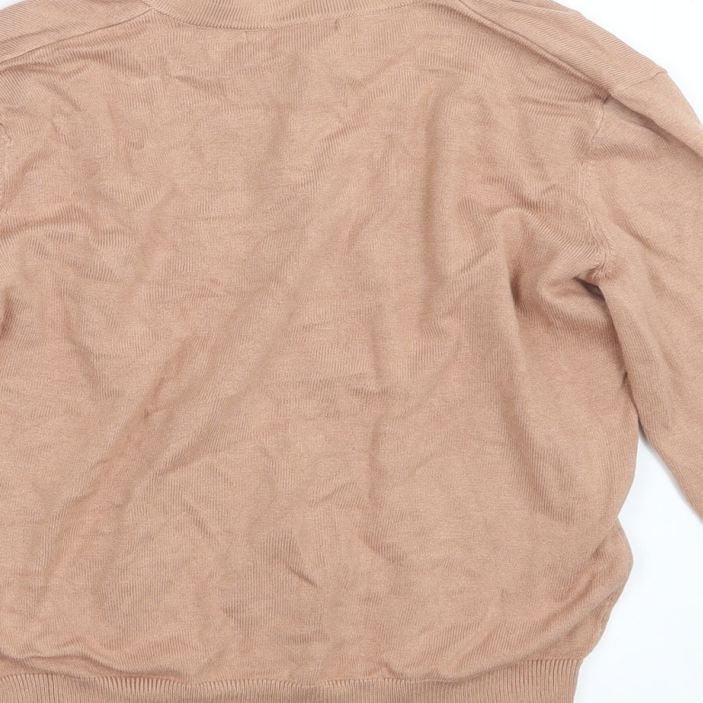 H&M Womens Beige Basic T-Shirt Size XS