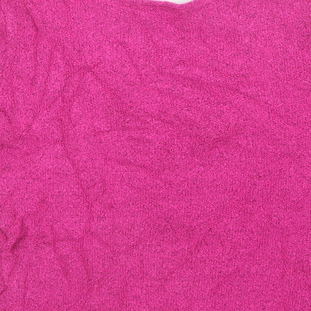 Preworn Womens Pink Knit Pullover Jumper Size 10