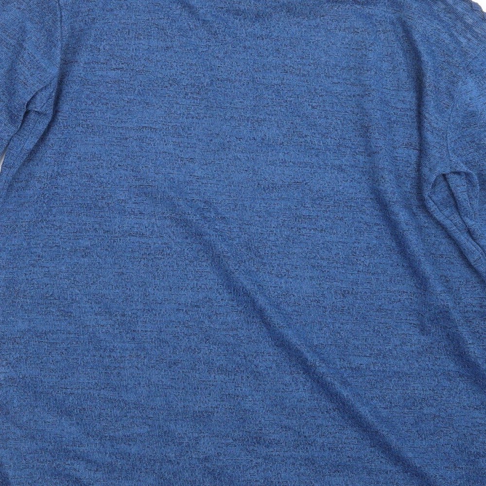 Atmosphere Womens Blue Basic T-Shirt Size 6