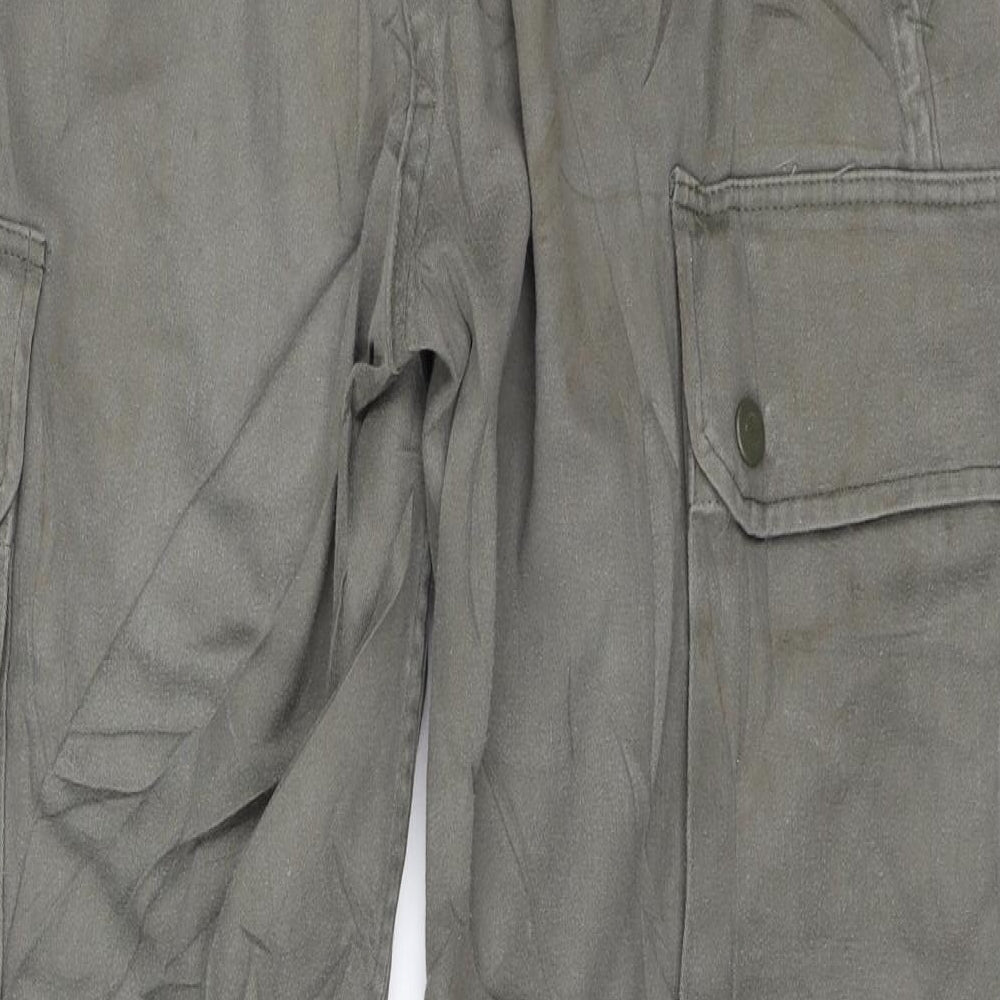 Nasty Gal Womens Green Jegging Trousers Size S L25 in