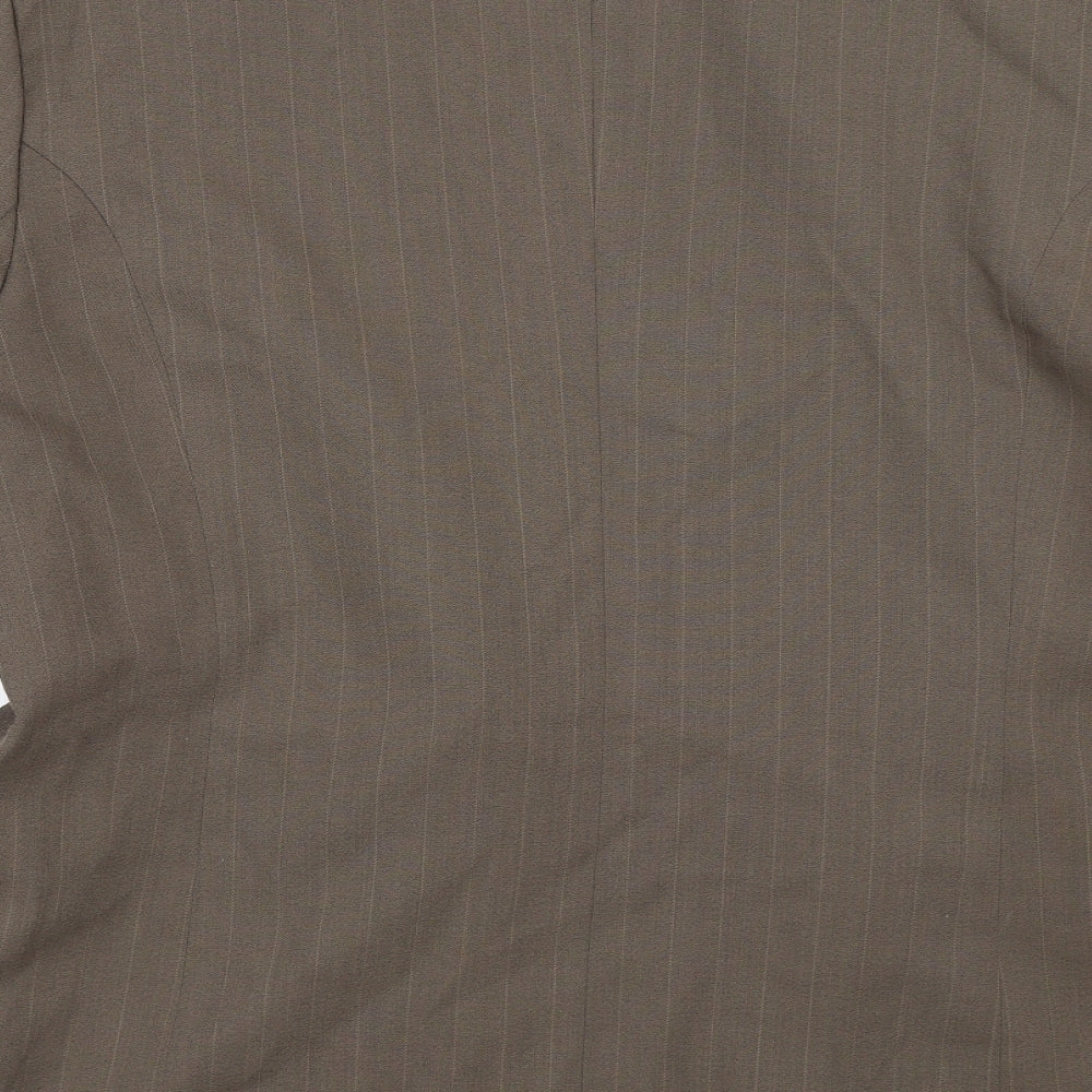 Choise Womens Brown Jacket Blazer Size 16