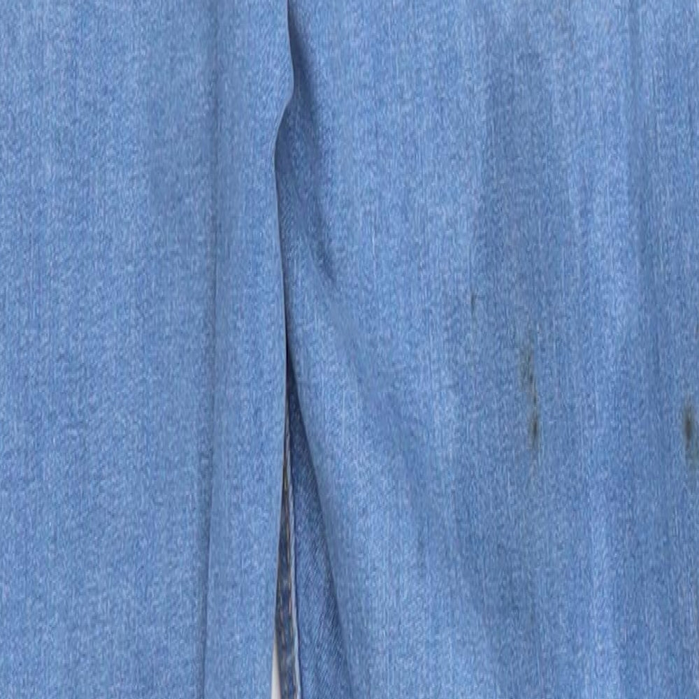 Preworn Womens Blue Denim Skinny Jeans Size 28 in L28 in