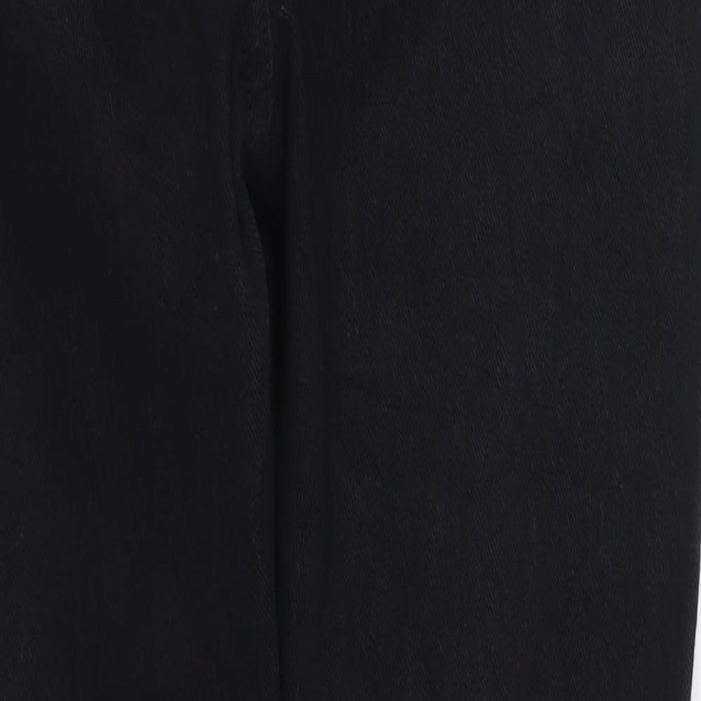 Boohoo Womens Black Denim Mom Jeans Size 6 L27 in