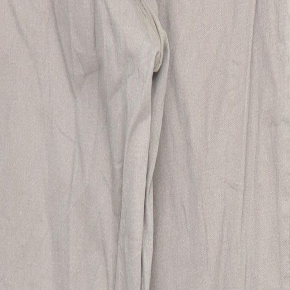 H&M Womens Grey Denim Skinny Jeans Size 12 L27 in