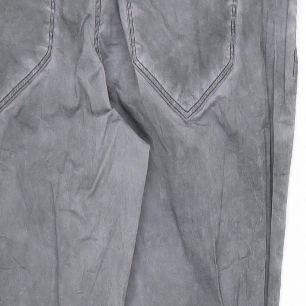 Cecil Womens Grey Cropped Trousers Size 26 in L21 in