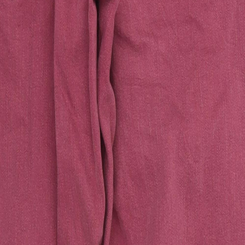 Blue Motion Womens Pink Denim Skinny Jeans Size 10 L26 in