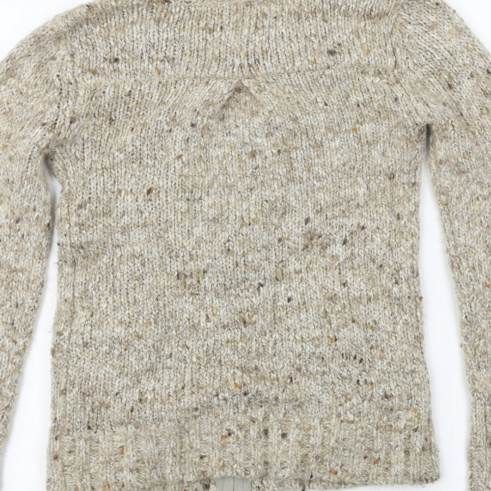 BKE Womens Beige Pullover Jumper Size M