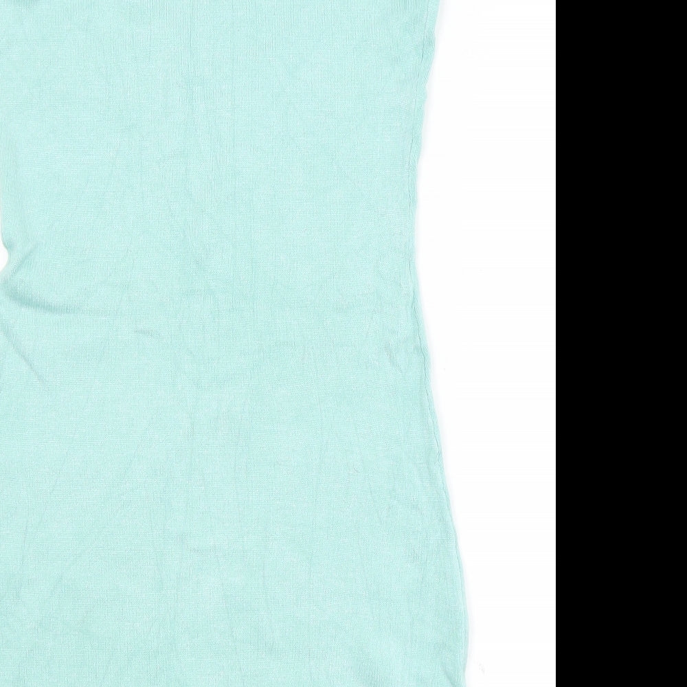 2 Elles Womens Blue Pencil Dress Size S