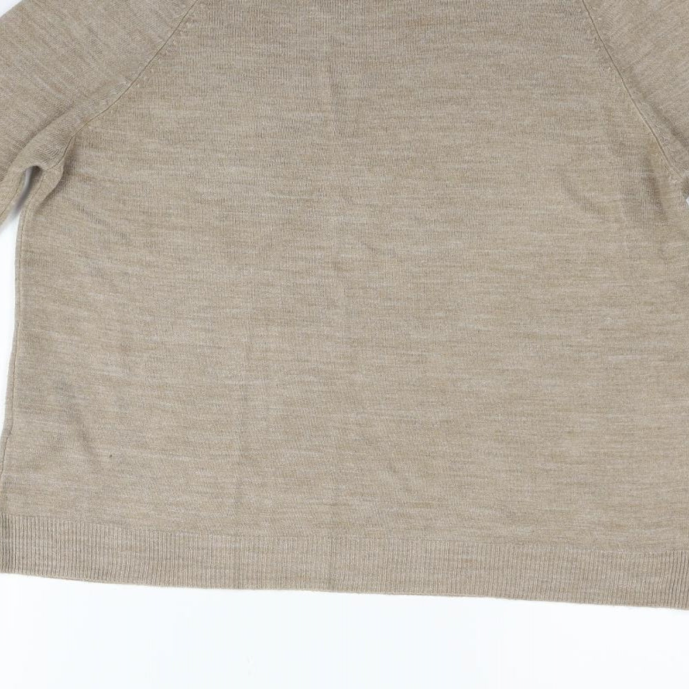 Atmosphere Womens Beige Pullover Jumper Size 12