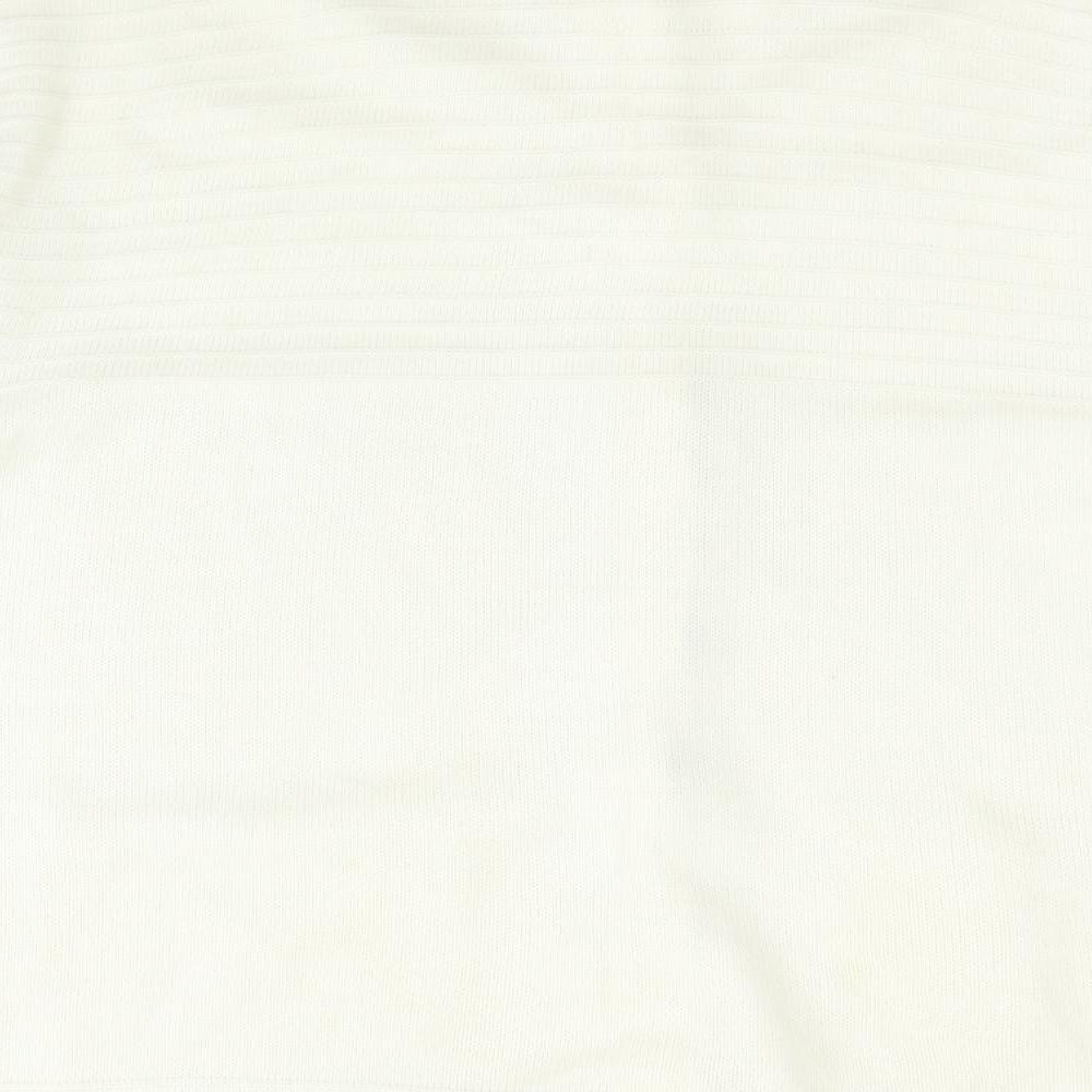 Casper Womens Beige Cardigan Jumper Size L - washable mark on arm