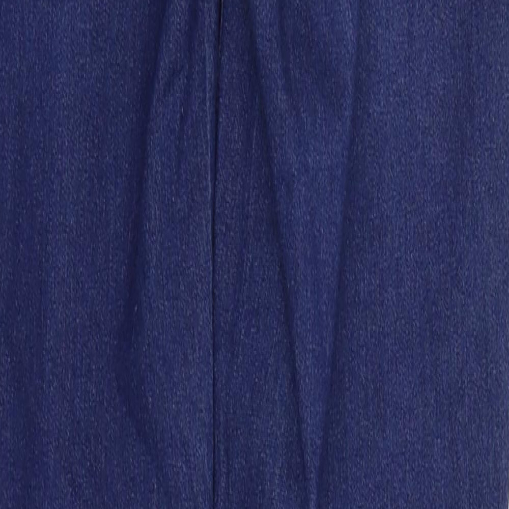 deniem & co Womens Blue Straight Jeans Size 10 L30 in