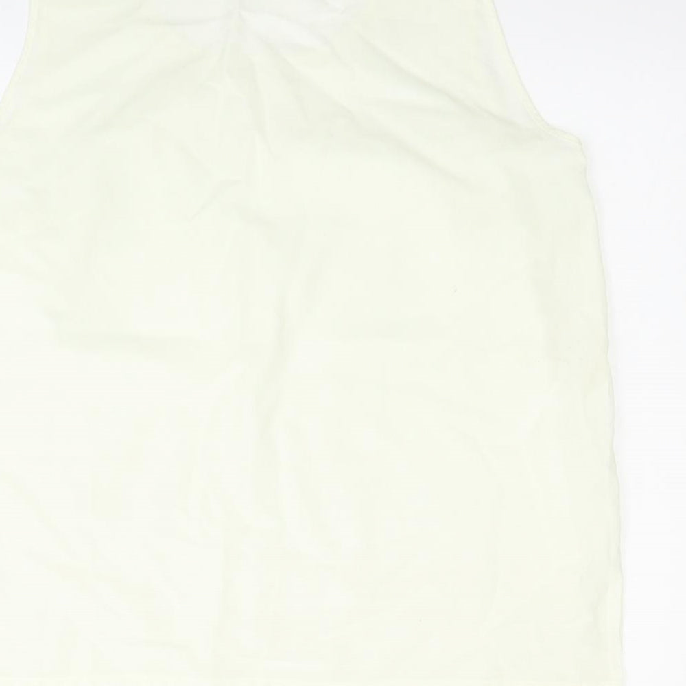 Matchset Womens Beige Basic T-Shirt Size 18