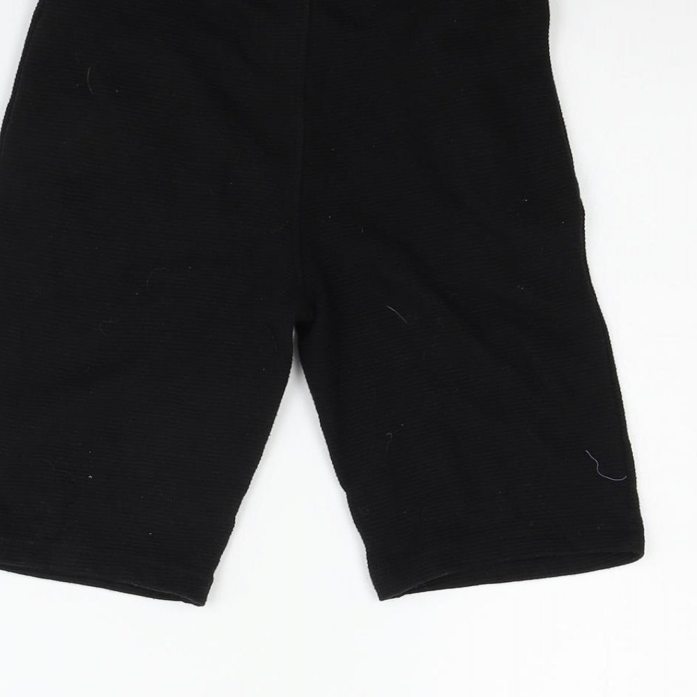 TU Girls Black Jogger Trousers Size 8 Years