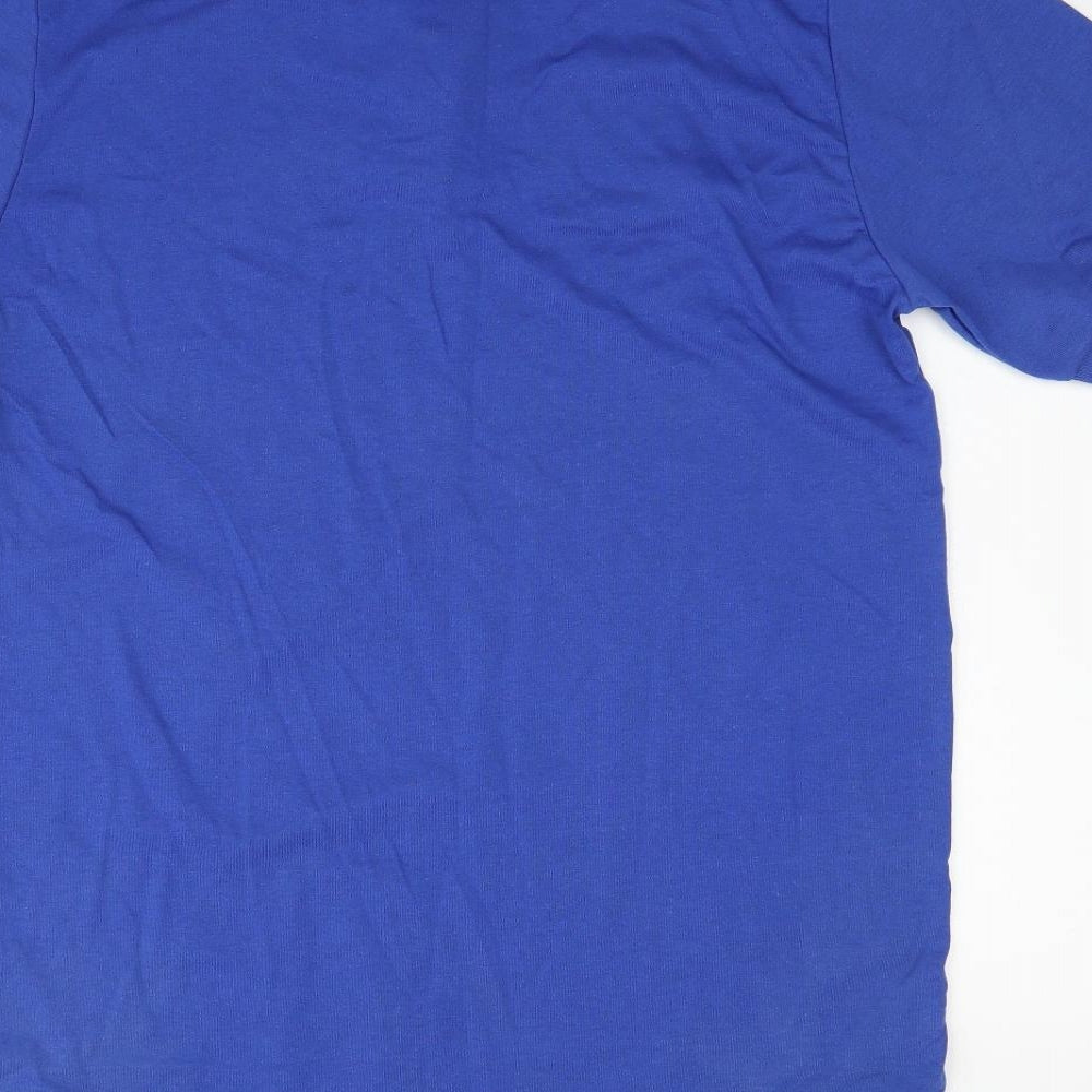 3 strikes Womens Blue Basic Blouse Size XL
