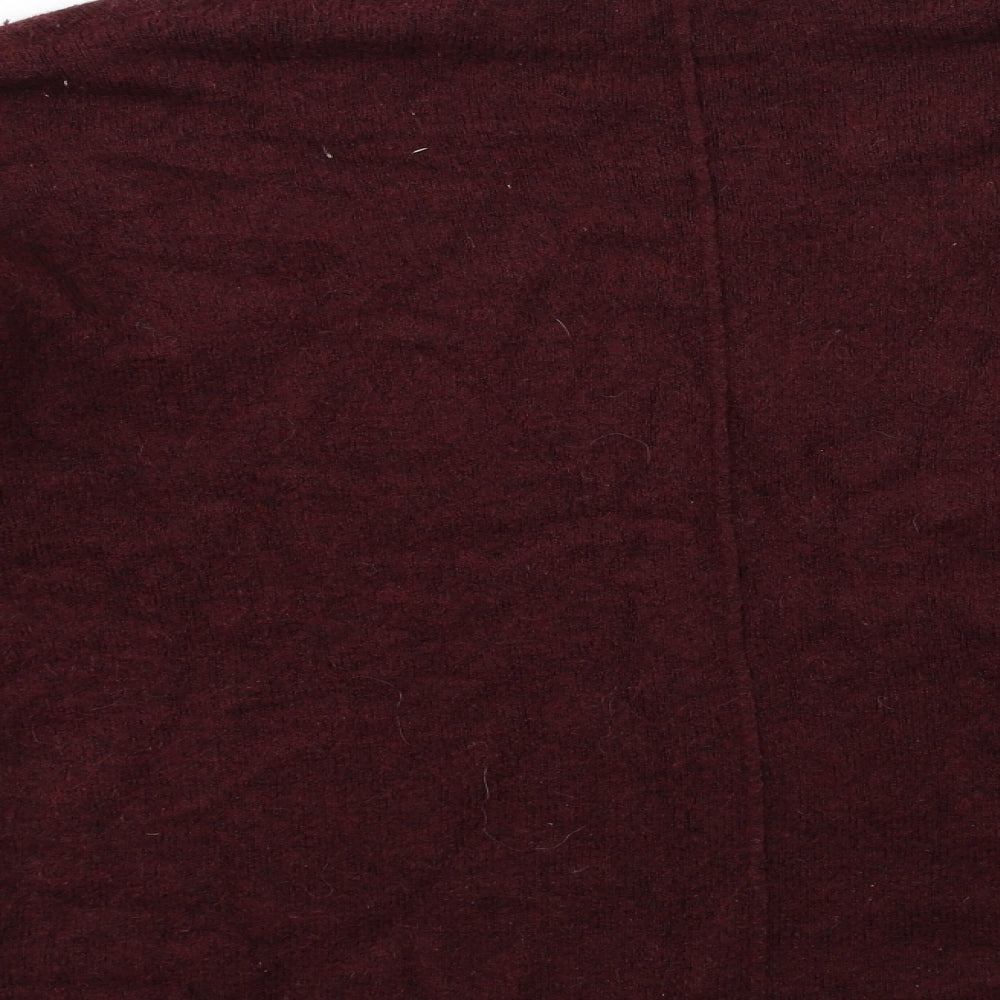 H&M Womens Red Knit Pullover Jumper Size S