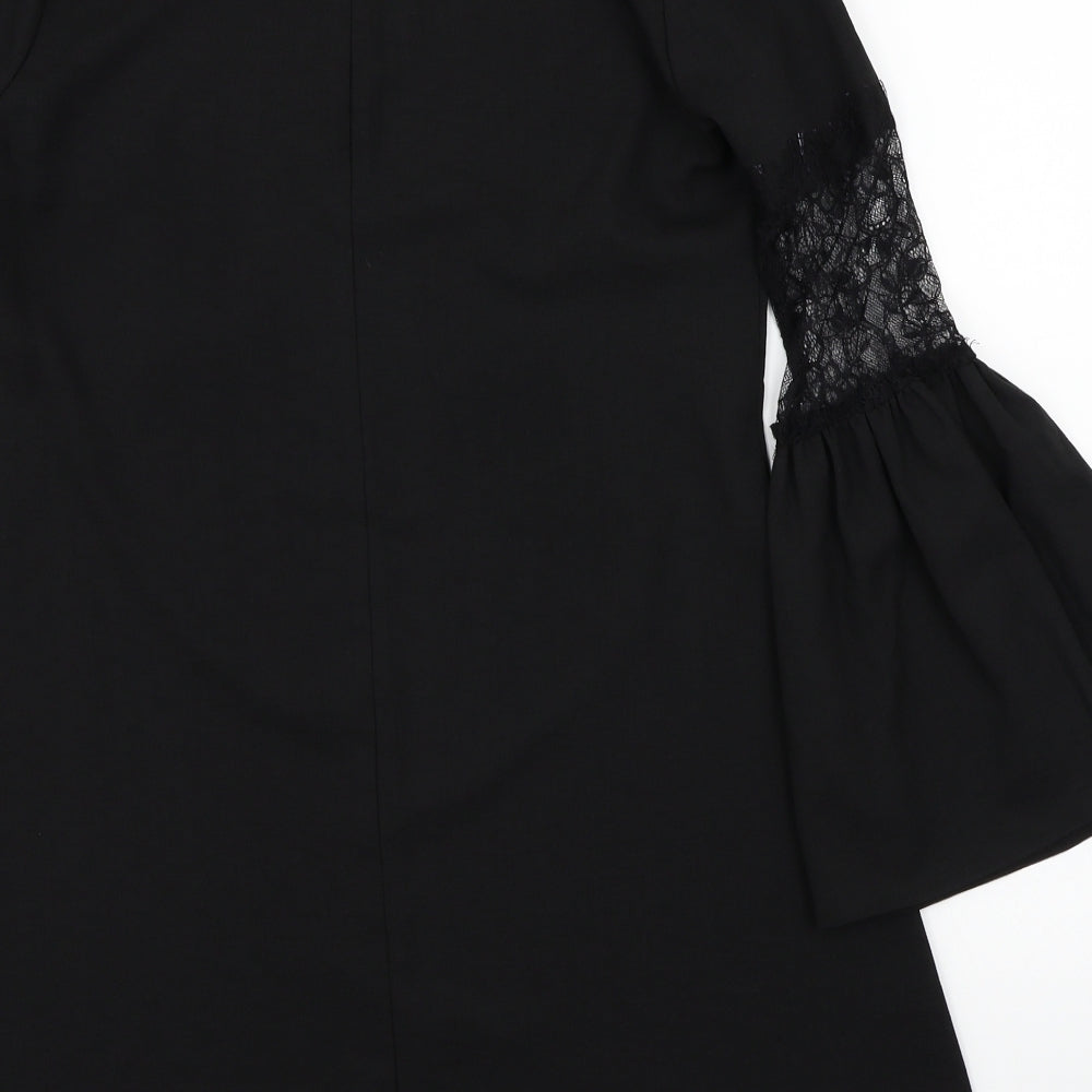 Ad lib Womens Black A-Line Size 8
