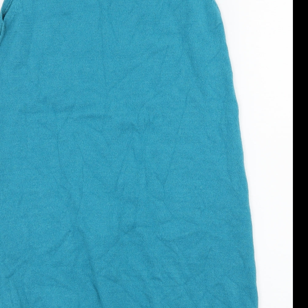 Very Womens Blue Knit Pullover Jumper Size 14