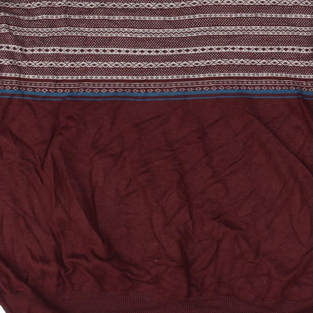 Ceader wood state Mens Red Pullover Jumper Size L