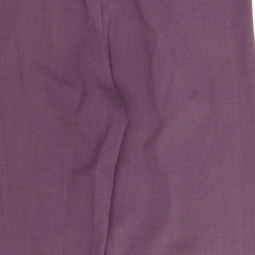 Artigiano Womens Purple Windbreaker Trousers Size 34 in L27 in