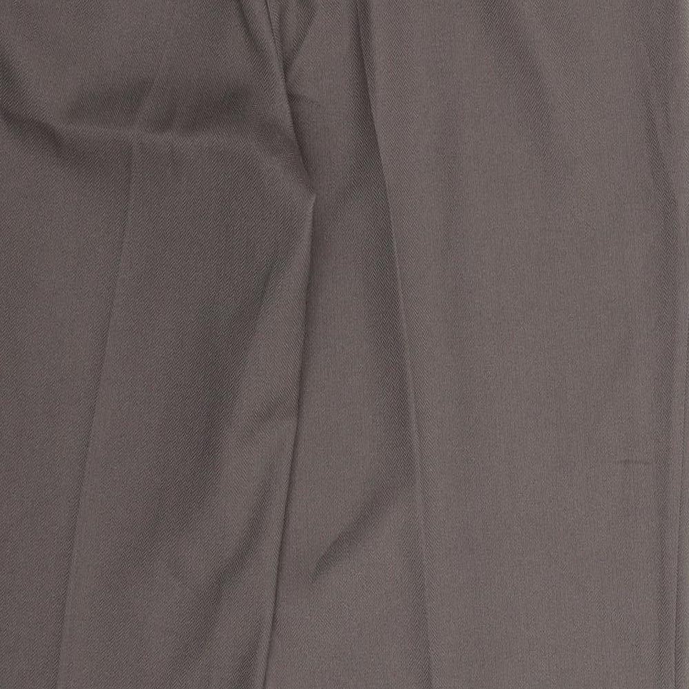Dorothy Perkins Womens Grey Trousers Size 16 L29 in