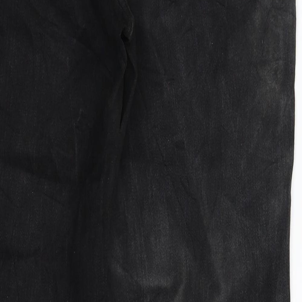 C&A Womens Black Denim Straight Jeans Size 30 in L29 in